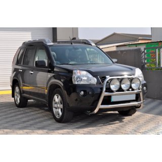 Přední ochranný rám WT018 (nerez) Nissan X-trail T31 2007–2014 fotografie 2