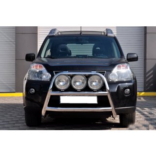 Přední ochranný rám WT018 (nerez) Nissan X-trail T31 2007–2014 fotografie 1