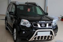 Nissan X-trail T31 2007–2014 Přední ochranný rám WT002 (nerez) fotografie 5