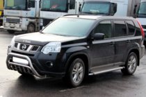 Nissan X-trail T31 2007–2014 Přední ochranný rám WT002 (nerez) fotografie 3