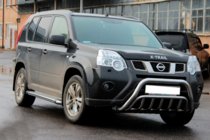 Nissan X-trail T31 2007–2014 Přední ochranný rám WT002 (nerez) fotografie 2
