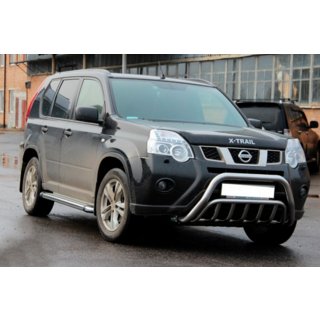 Přední ochranný rám WT002 (nerez) Nissan X-trail T31 2007–2014 fotografie 2