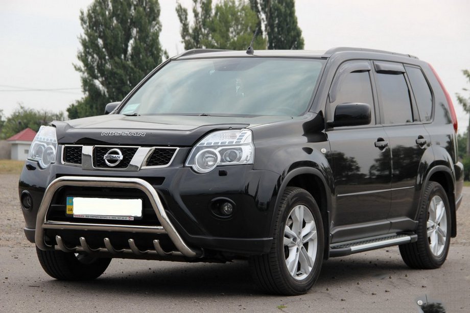 Nissan X-trail T31 2007–2014 Přední ochranný rám WT003 (nerez) Fotografie 4