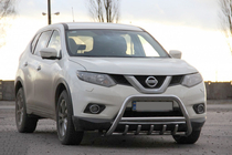 Nissan X-trail T32/Rogue 2014–2021 Přední ochranný rám WT003 (nerez) fotografie 5