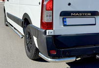 Renault Master 2011–2023 Boční trubky BB002 (2 ks, nerez) fotografie 8