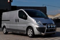 Opel Vivaro 2001–2015 Přední ochranný rám WT018 (nerez) fotografie 4