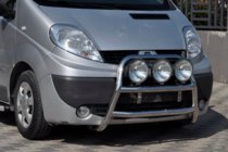 Opel Vivaro 2001–2015 Přední ochranný rám WT018 (nerez) fotografie 1