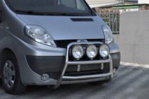 Renault Trafic 2001–2015 Přední ochranný rám WT018 (nerez) fotografie 1