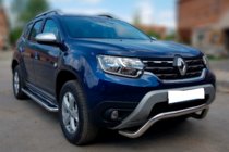 Renault Duster 2008–2017 Přední ochranný rám ST011 (nerez) fotografie 2