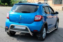 Renault Sandero 2013–2022 Zadní ochranný rám AK007 (nerez) fotografie 3