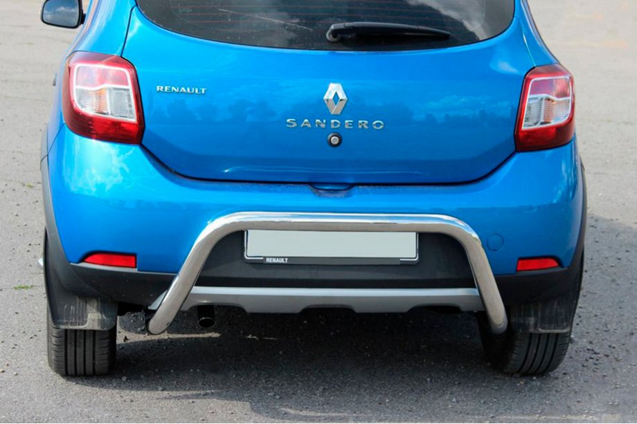 Renault Sandero 2013–2022 Zadní ochranný rám AK007 (nerez) Image