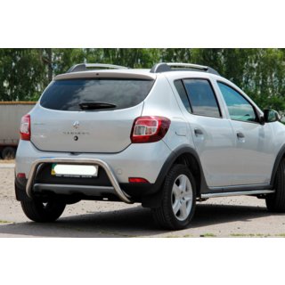 Zadní ochranný rám AK007 (nerez) Dacia Sandero 2013–2020 fotografie 4