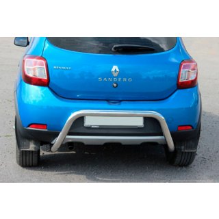 Zadní ochranný rám AK007 (nerez) Dacia Sandero 2013–2020 fotografie 3