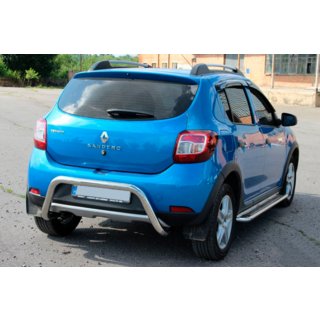 Zadní ochranný rám AK007 (nerez) Dacia Sandero 2013–2020 fotografie 2