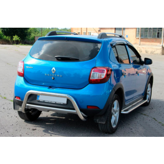 Zadní ochranný rám AK007 (nerez) Dacia Sandero 2013–2020 fotografie 2