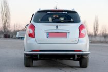 SsangYong Korando 2010–2019 Zadní ochranný oblouk AK005 (nerez) fotografie 2
