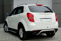 SsangYong Korando 2010–2019 Zadní oblouk AK006 (nerez) fotografie 1