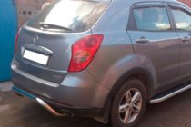 SsangYong Korando 2010–2019 Zadní ochranný rám AK007 (nerez) fotografie 2