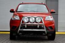 SsangYong Korando 2010–2019 Přední ochranný rám WT018 (nerez) fotografie 1