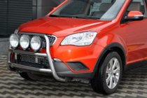SsangYong Korando 2010–2019 Přední ochranný rám WT018 (nerez) fotografie 4