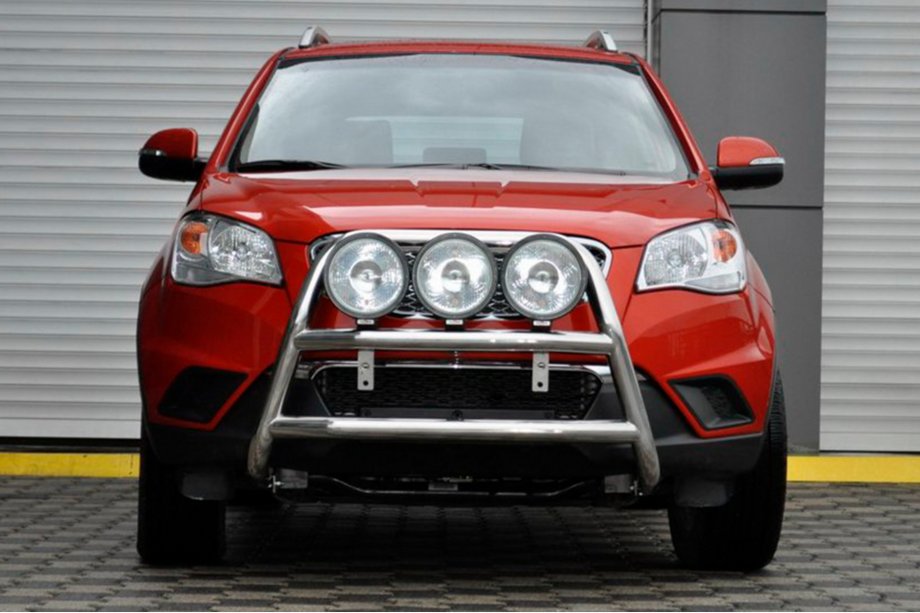 SsangYong Korando 2010–2019 Přední ochranný rám WT018 (nerez) Image