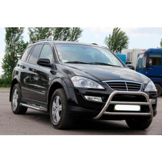 Bullbar WT022 (nerez) SsangYong Kyron 2005–2014 fotografie 3