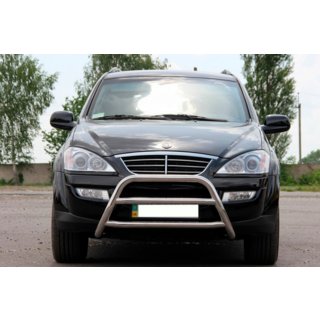 Bullbar WT022 (nerez) SsangYong Kyron 2005–2014 fotografie 2