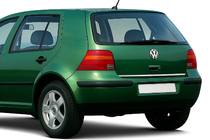Volkswagen Golf 4 1997–2006 Nerezová lišta hrany víka kufru fotografie 2