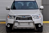 Subaru Forester 2008–2013 Přední ochranný rám WT018 (nerez) fotografie 4