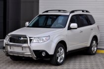 Subaru Forester 2008–2013 Přední ochranný rám WT018 (nerez) fotografie 3