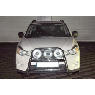 Přední ochranný rám WT018 (nerez) Subaru XV 2011–2017 fotografie 3