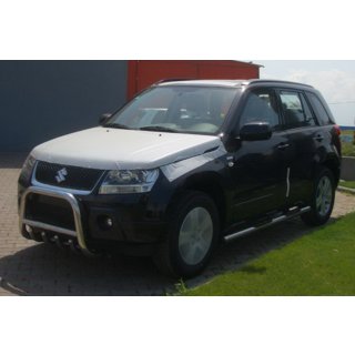 Přední nerezový ochranný rám (kengur) QT006 Suzuki Grand Vitara 2005–2017 fotografie 3