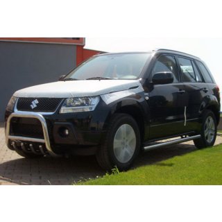 Přední nerezový ochranný rám (kengur) QT006 Suzuki Grand Vitara 2005–2017 fotografie 1