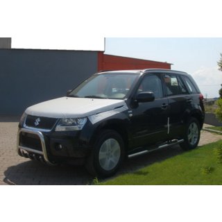 Přední nerezový ochranný rám (kengur) QT006 Suzuki Grand Vitara 2005–2017 fotografie 2