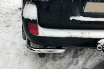 Toyota Land Cruiser 200 2007–2021 Zadní rohy AK003 (2 ks, nerez) fotografie 2