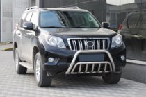 Toyota Land Cruiser Prado 150 2009–2023 Přední ochranný rám (bullbar) WT002 (nerez) fotografie 3