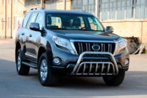 Toyota Land Cruiser Prado 150 2009–2023 Přední ochranný rám (bullbar) WT002 (nerez) fotografie 4