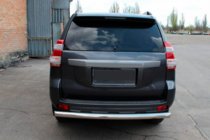 Toyota Land Cruiser Prado 150 2009–2023 Zadní ochranný rám AK002 (nerez) fotografie 3