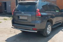 Toyota Land Cruiser Prado 150 2009–2023 Zadní ochranný rám AK002 (nerez) fotografie 4