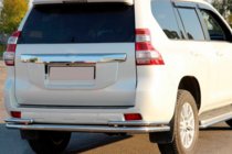 Toyota Land Cruiser Prado 150 2009–2023 Zadní ochranný rám AK005-2 (nerez) fotografie 1