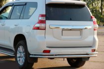 Toyota Land Cruiser Prado 150 2009–2023 Zadní ochranný rám AK005-2 (nerez) fotografie 3