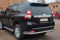 Toyota Land Cruiser Prado 150 2009–2023 Zadní ochranný rám AK005-2 (nerez) fotografie 5