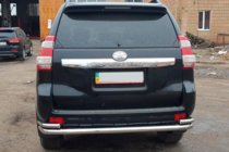 Toyota Land Cruiser Prado 150 2009–2023 Zadní ochranný rám AK005-2 (nerez) fotografie 6
