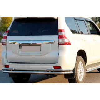 Zadní ochranný rám AK005-2 (nerez) Toyota Land Cruiser Prado 150 2009–2023 fotografie 1