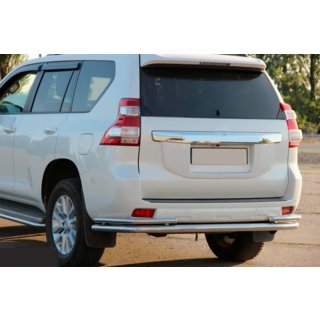 Zadní ochranný rám AK005-2 (nerez) Toyota Land Cruiser Prado 150 2009–2023 fotografie 3