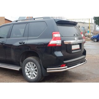Zadní ochranný rám AK005-2 (nerez) Toyota Land Cruiser Prado 150 2009–2023 fotografie 4
