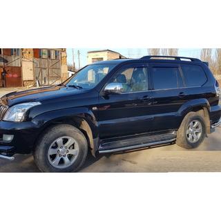 Ochrana bočních prahů BB004 (2 ks, nerez) Toyota Land Cruiser Prado 120 2002–2009 fotografie 2