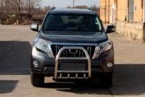 Toyota Land Cruiser Prado 150 2009–2023 Nerezový přední ochranný rám QT007 fotografie 3