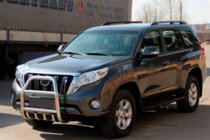 Toyota Land Cruiser Prado 150 2009–2023 Nerezový přední ochranný rám QT007 fotografie 2