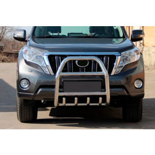 Nerezový přední ochranný rám QT007 Toyota Land Cruiser Prado 150 2009–2023 fotografie 1